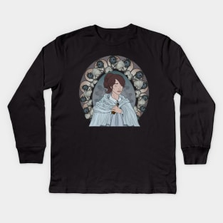 Bloodborne art nouveau - Iosefka Kids Long Sleeve T-Shirt